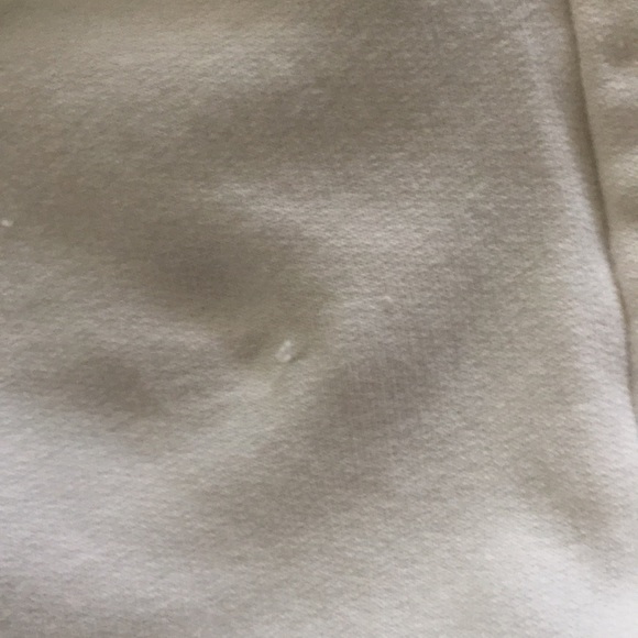 COPY - BEBE White Zip-Up Hoodie with Gold Glittery Heart - Picture 9 of 11